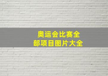 奥运会比赛全部项目图片大全