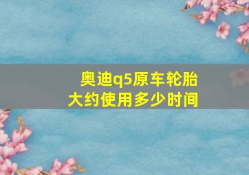 奥迪q5原车轮胎大约使用多少时间