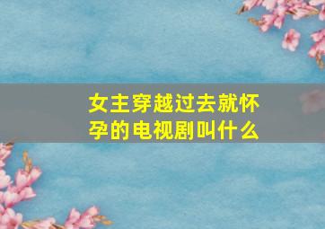 女主穿越过去就怀孕的电视剧叫什么