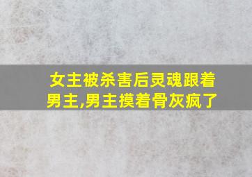 女主被杀害后灵魂跟着男主,男主摸着骨灰疯了