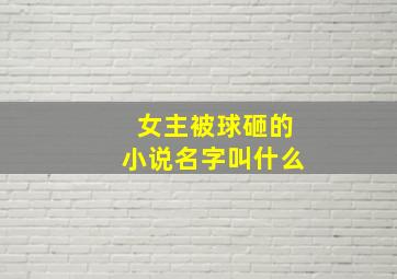 女主被球砸的小说名字叫什么