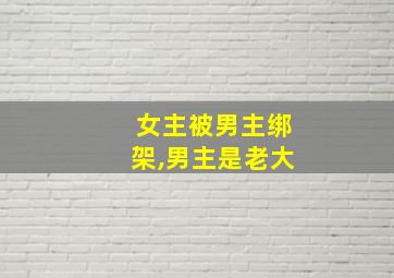 女主被男主绑架,男主是老大