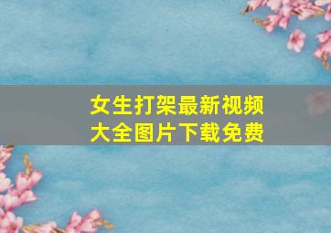 女生打架最新视频大全图片下载免费