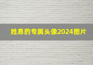 姓易的专属头像2024图片