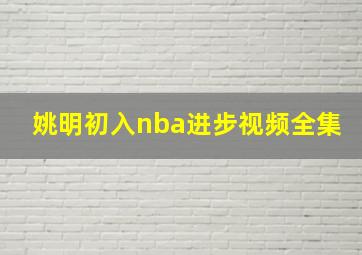 姚明初入nba进步视频全集