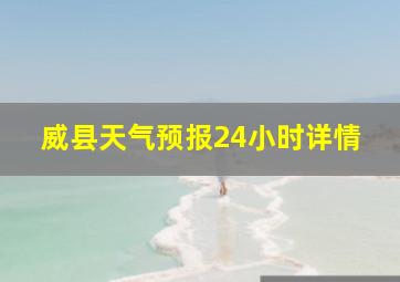 威县天气预报24小时详情