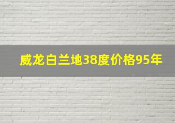 威龙白兰地38度价格95年