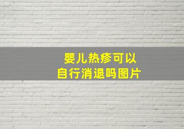 婴儿热疹可以自行消退吗图片