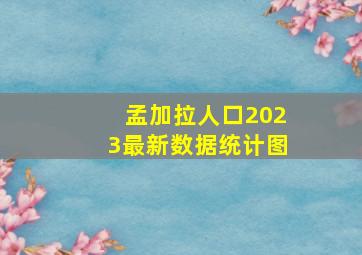 孟加拉人口2023最新数据统计图