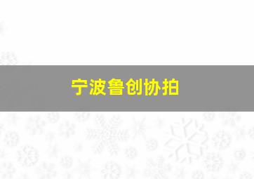 宁波鲁创协拍