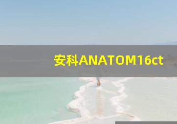 安科ANATOM16ct