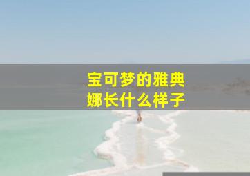 宝可梦的雅典娜长什么样子