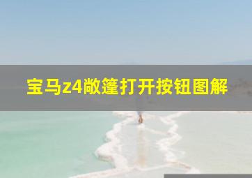 宝马z4敞篷打开按钮图解