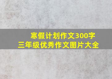 寒假计划作文300字三年级优秀作文图片大全