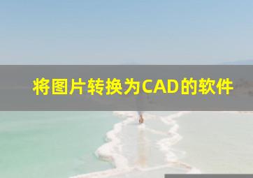 将图片转换为CAD的软件