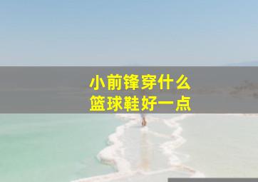 小前锋穿什么篮球鞋好一点