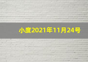 小度2021年11月24号