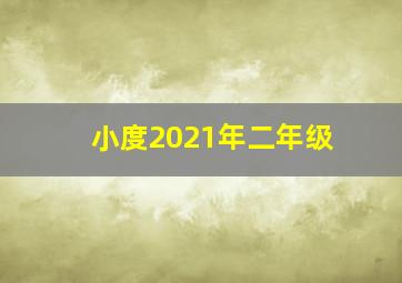 小度2021年二年级