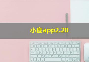 小度app2.20