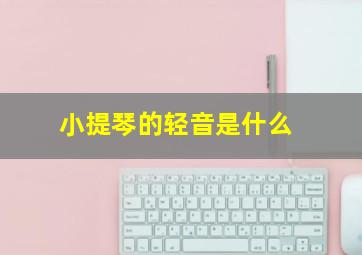 小提琴的轻音是什么