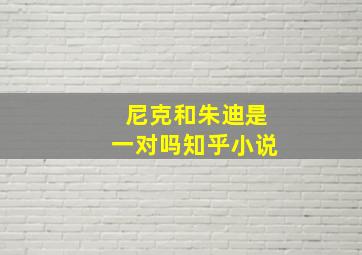 尼克和朱迪是一对吗知乎小说