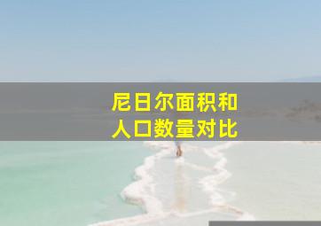 尼日尔面积和人口数量对比