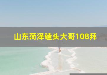 山东菏泽磕头大哥108拜