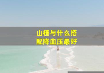 山楂与什么搭配降血压最好