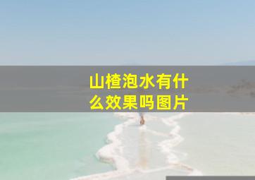 山楂泡水有什么效果吗图片