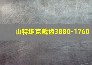 山特维克截齿3880-1760