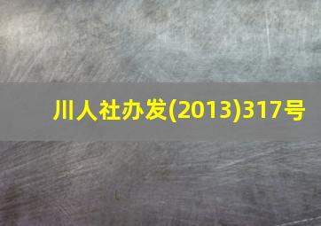 川人社办发(2013)317号