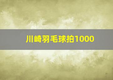 川崎羽毛球拍1000