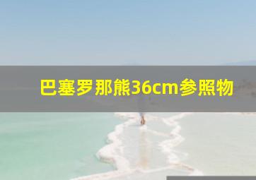 巴塞罗那熊36cm参照物