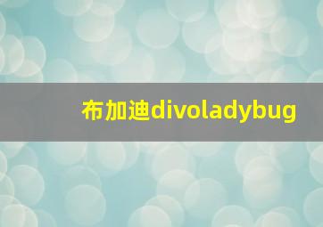 布加迪divoladybug