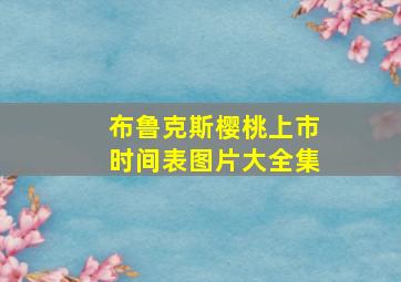 布鲁克斯樱桃上市时间表图片大全集