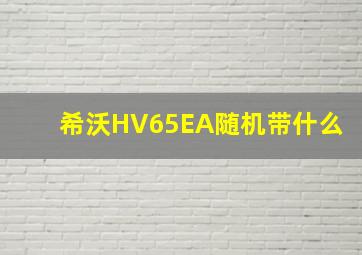 希沃HV65EA随机带什么