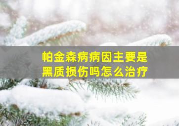 帕金森病病因主要是黑质损伤吗怎么治疗