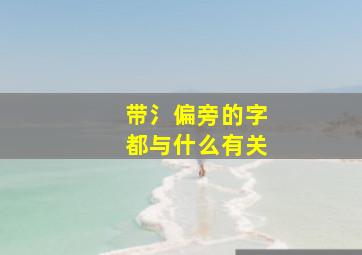 带氵偏旁的字都与什么有关