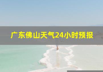 广东佛山天气24小时预报