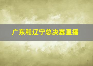 广东和辽宁总决赛直播