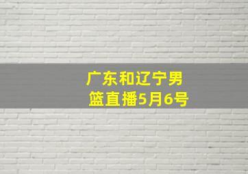 广东和辽宁男篮直播5月6号