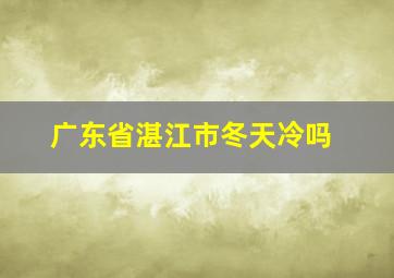 广东省湛江市冬天冷吗