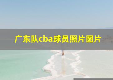 广东队cba球员照片图片