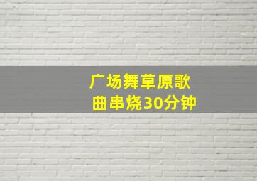 广场舞草原歌曲串烧30分钟