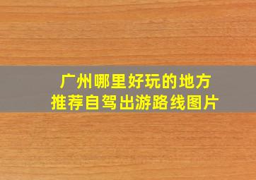 广州哪里好玩的地方推荐自驾出游路线图片