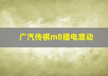 广汽传祺m8插电混动