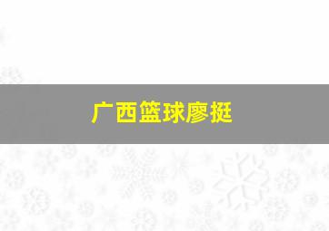 广西篮球廖挺