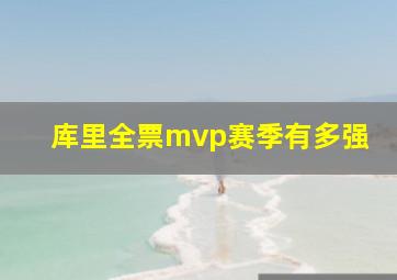 库里全票mvp赛季有多强