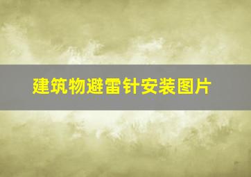 建筑物避雷针安装图片