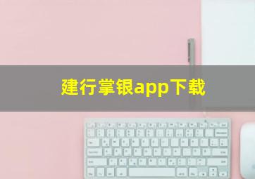 建行掌银app下载